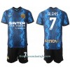 Conjunto (Camiseta+Pantalón Corto) Inter Milan Alexis Sanchez 7 Primera Equipación 2021/22 - Niño